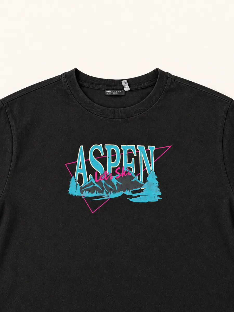T-shirt ASPEN com estampado · Imagem 3